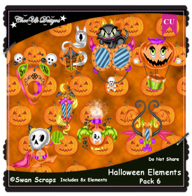 Halloween Elements CU/PU Pack 6