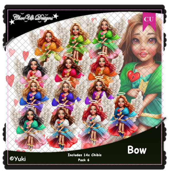 Bow CU/PU Pack 6 - Click Image to Close