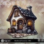 AI - Medieval Taverns - CU001 (CU4PU/PNG/PACK)