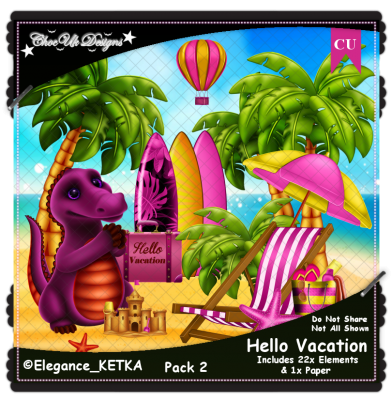 Hello Vacation Elements CU/PU Pack 2