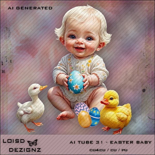 AI Tube 31 - Easter Baby - cu4cu/cu/pu - Click Image to Close