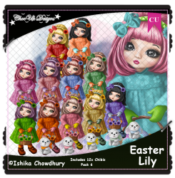 Easter Lily CU/PU Pack 6