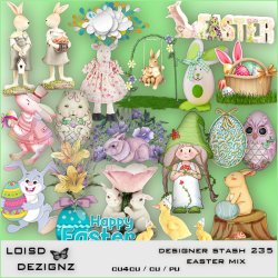 Designer Stash 235 - Easter Mix - cu4cu/cu/pu