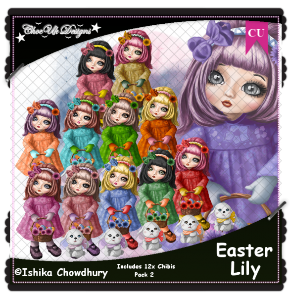 Easter Lily CU/PU Pack 2 - Click Image to Close