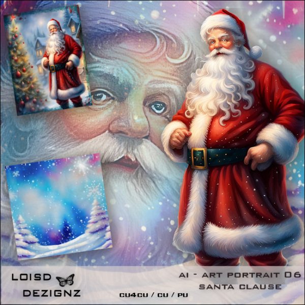 AI - Art Portrait 06 - Santa Clause - cu4cu/cu/pu - Click Image to Close
