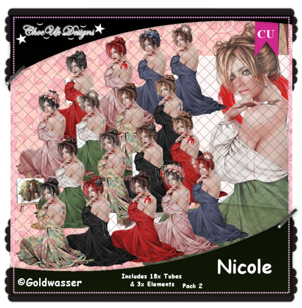 Nicole CU/PU Pack 2 - Click Image to Close