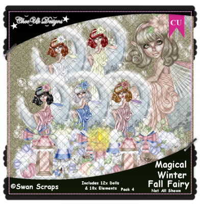 Magical Winter Fall Fairy CU/PU Pack 4