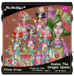 Avalon The Dragon Queen CU/PU Pack 5