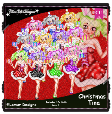 Christmas Tina CU/PU Pack 5