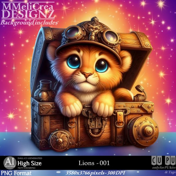 AI - Lions - CU001 (CU4PU/PNG) - Click Image to Close
