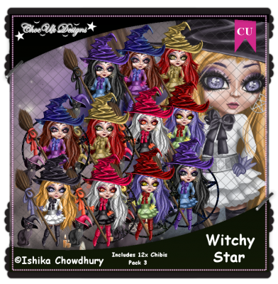 Witchy Star CU/PU Pack 3