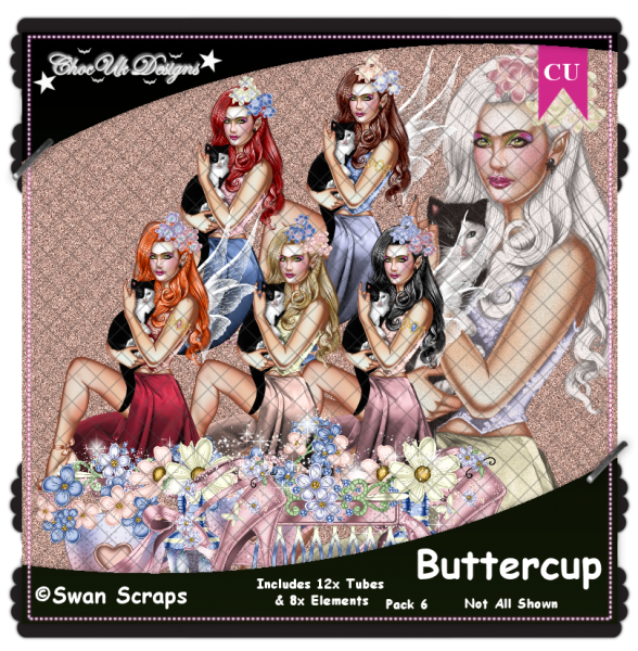 Buttercup CU/PU Pack 6 - Click Image to Close