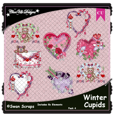 Winter Cupids Elements CU/PU Pack 4