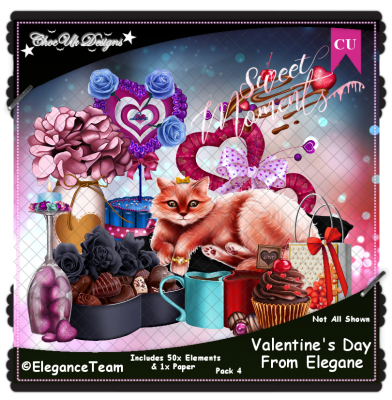 Valentine's Day From Elegance CU/PU Pack 4