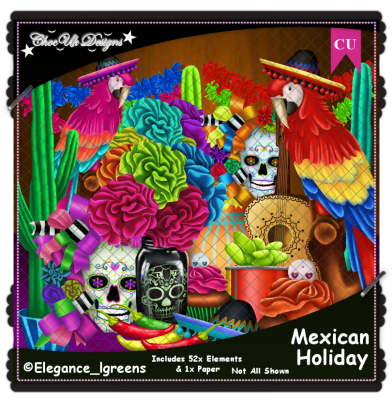 Mexican Holiday CU/PU Pack