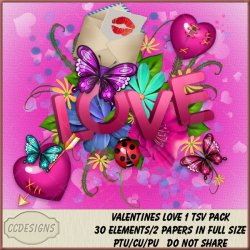 Valentines Love 1 TSV Pack