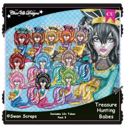 Treasure Hunting Babes CU/PU Pack 5