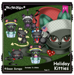 Holiday Kitties CU/PU Pack 5 Holiday Kitties CU/PU Pack 5