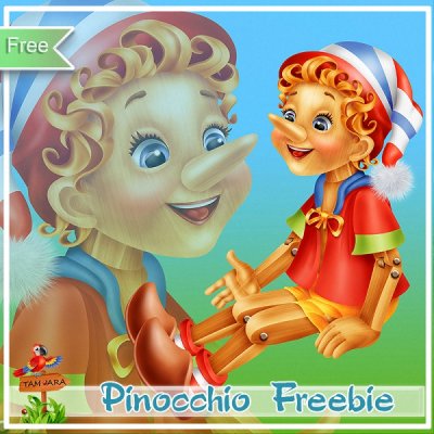 Pinocchio Freebies by Tamara