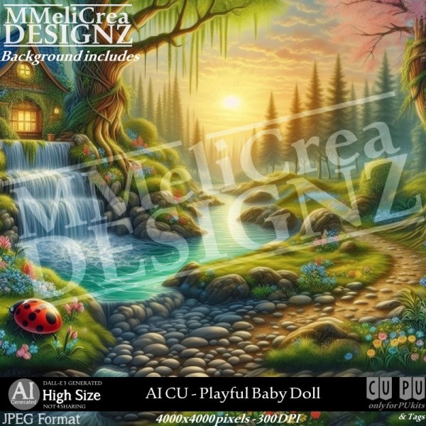 AI - CU Playful Baby Doll (CU4PU/PNG) - Click Image to Close