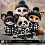 AI - Winter Friends - CU002 (CU4PU/PNG/PACK)