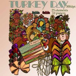 Turkey Day Tagger size kit