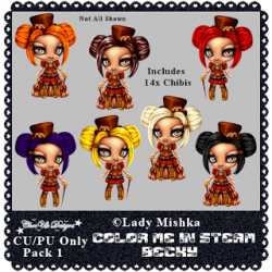 Color Me In Steam CU/PU Becky Pack 1