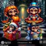 AI - Chimpanzees - CU002 (CU4PU/PNG)