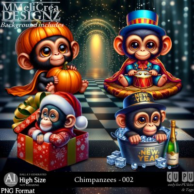 AI - Chimpanzees - CU002 (CU4PU/PNG)