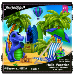 Hello Vacation Elements CU/PU Pack 4