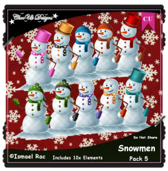 Snowmen Elements CU/PU Pack 5