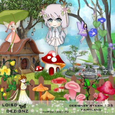 Designer Stash 135 - Fairyland - cu4cu/cu/pu