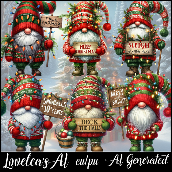 CMAS GNOMES RG PACK 4 - Click Image to Close