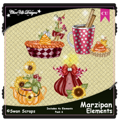 Marzipan Elements CU/PU Pack 6