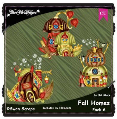 Fall Homes Elements CU/PU Pack 6