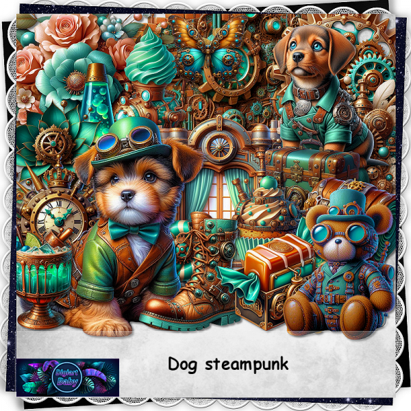 Dog Steampunk - Click Image to Close