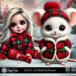 AI - CU Lil Child & Mouse (CU4PU/PNG)