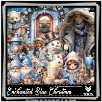 Enchanted Blue Christmas