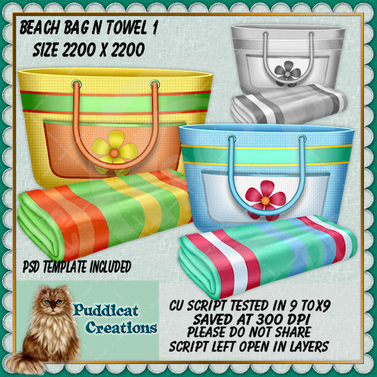 Beach Bag n Towel 1 Script - Click Image to Close