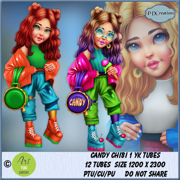 Candy Chibi 1 YK Tubes - Click Image to Close