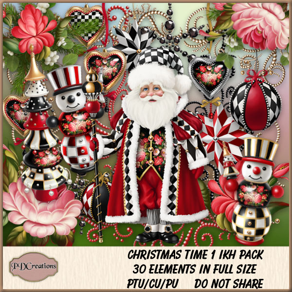 Christmas Time 1 IKH Pack - Click Image to Close