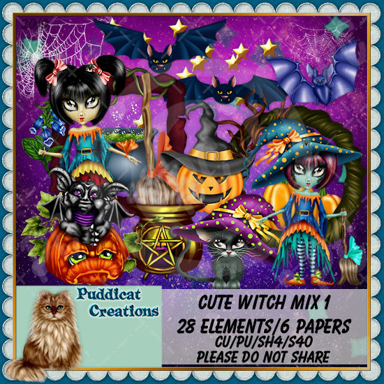 Cute Witch Mix 1 - Click Image to Close