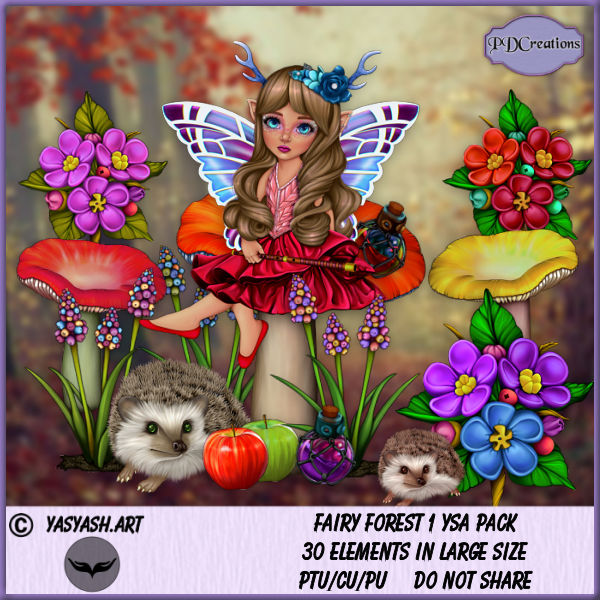 Fairy Forest 1 YSA Pack - Click Image to Close