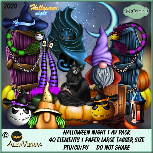 Halloween Night 1 AV Pack - Click Image to Close