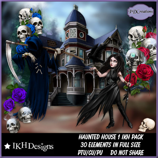 Haunted House 1 IKH Pack - Click Image to Close