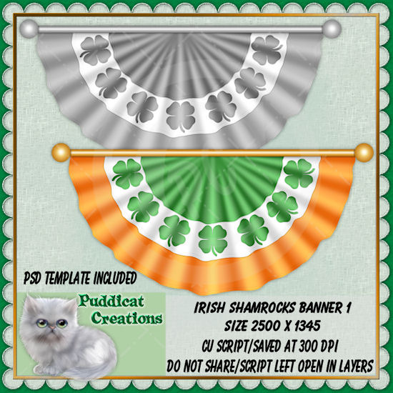 Irish Shamrocks Banner 1 Script - Click Image to Close