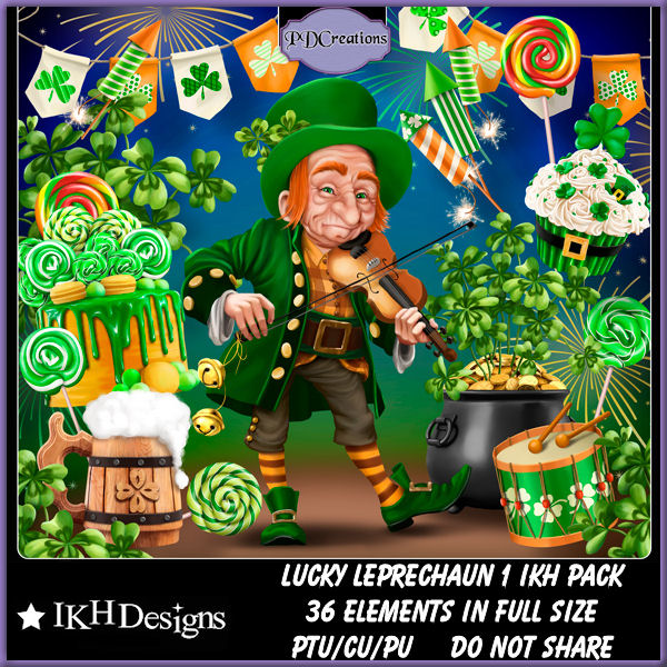 Lucky Leprechaun 1 IKH Pack - Click Image to Close