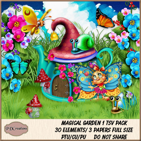 Magical Garden 1 TSV Pack - Click Image to Close