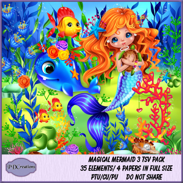 Magical Mermaid 3 TSV Pack - Click Image to Close