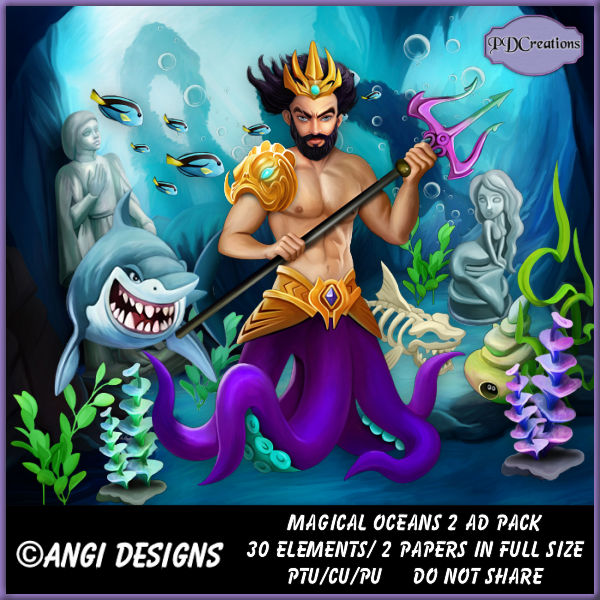 Magical Oceans 2 AD Pack - Click Image to Close